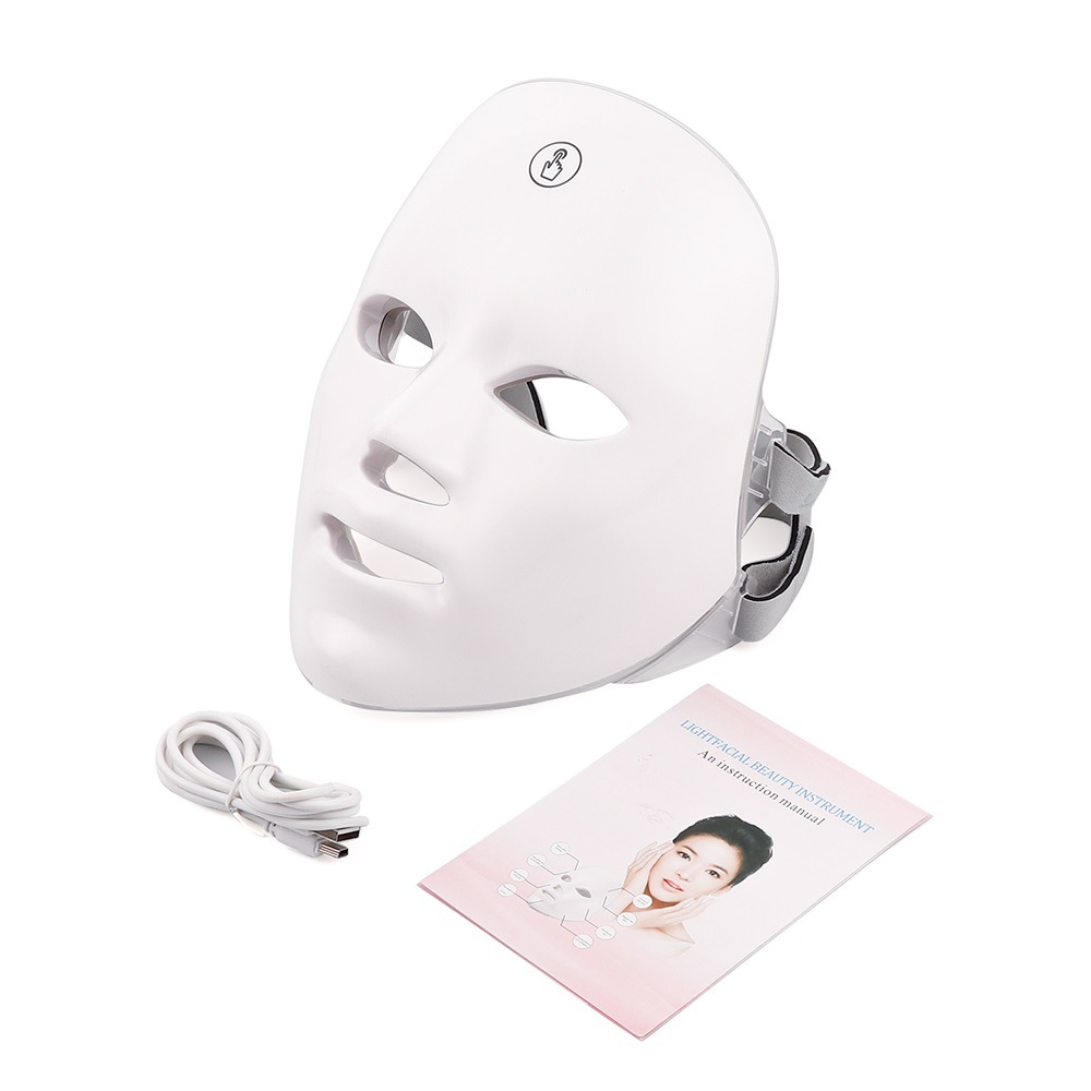 LED Facial Beauty Device - Skin Rejuvenation & Anti-Aging Light Therapy